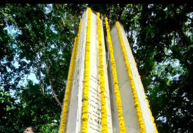The day Puducherry formally joined India... Honored at the memorial by the government!